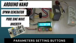 Arduino Nano SPWM gen: Add Parameters Setting Buttons