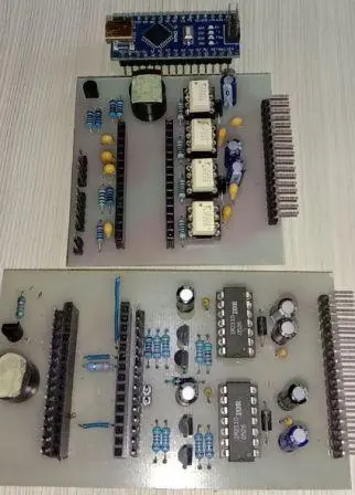 PCB with TLP250 and IR2110