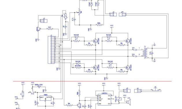 schematic EGS002 Audible Alarm & Protection