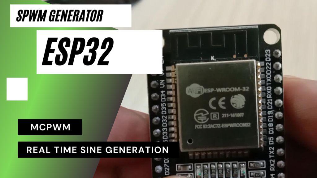 ESP32 MCPWM as SPWM generator