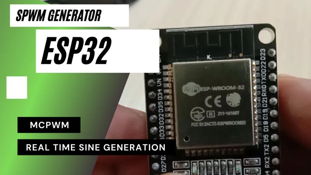 ESP32 MCPWM as SPWM generator