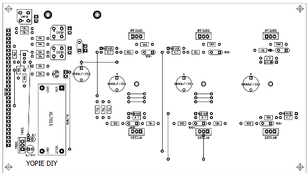 3-phase H-Bridge MOSFET: top