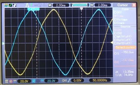 ESP32 3-Phase Inverter: Ph1 and Ph3 at 240 deg.