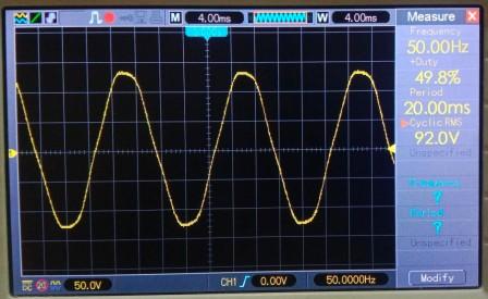 ESP32 3-Phase Inverter Waveform Phase to phase