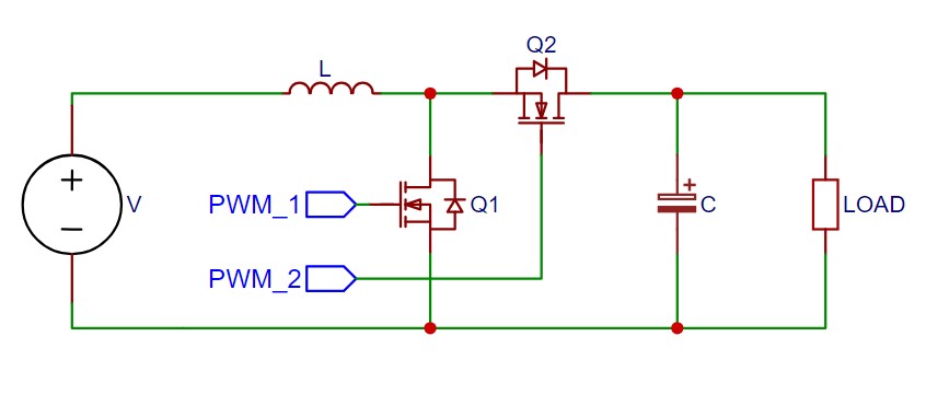 DC-DC Boost converter syncronous